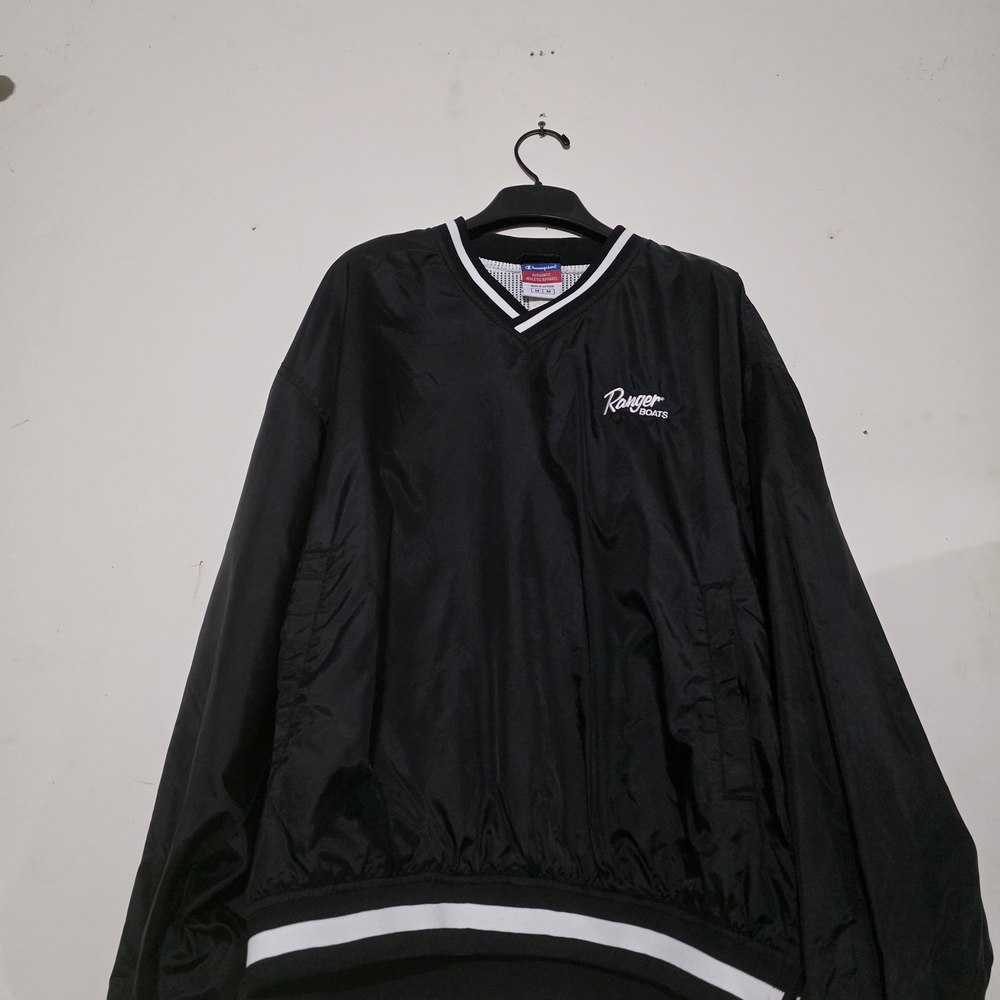 Champion Black Windbreaker Jacket